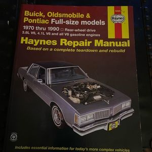 Haynes Buick, Oldsmobile, Pontiac 1970-1990 automotive repair manual 19025